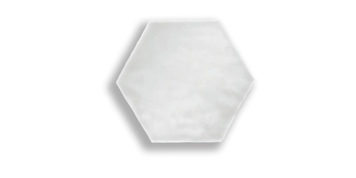 Artisan Hexagon 15x17 / 6" Aspen Glossy Duvar Karosu