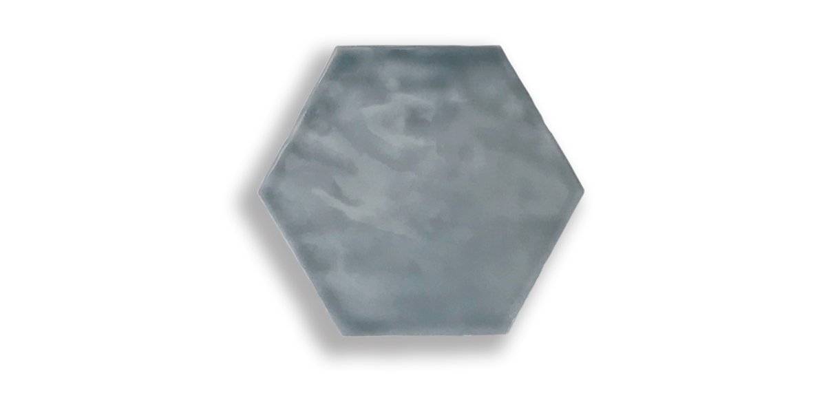 Artisan Hexagon 15x17 / 6" Carbone Glossy Duvar Karosu