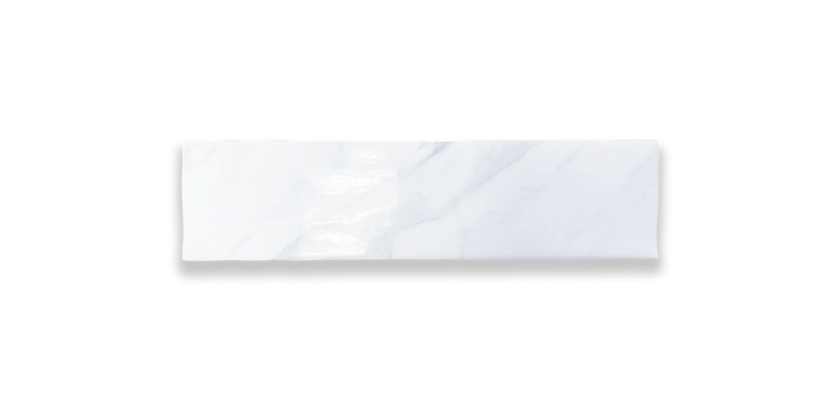 Carrara 7,5x30 / 3”x12” Artisan Glossy wall tile