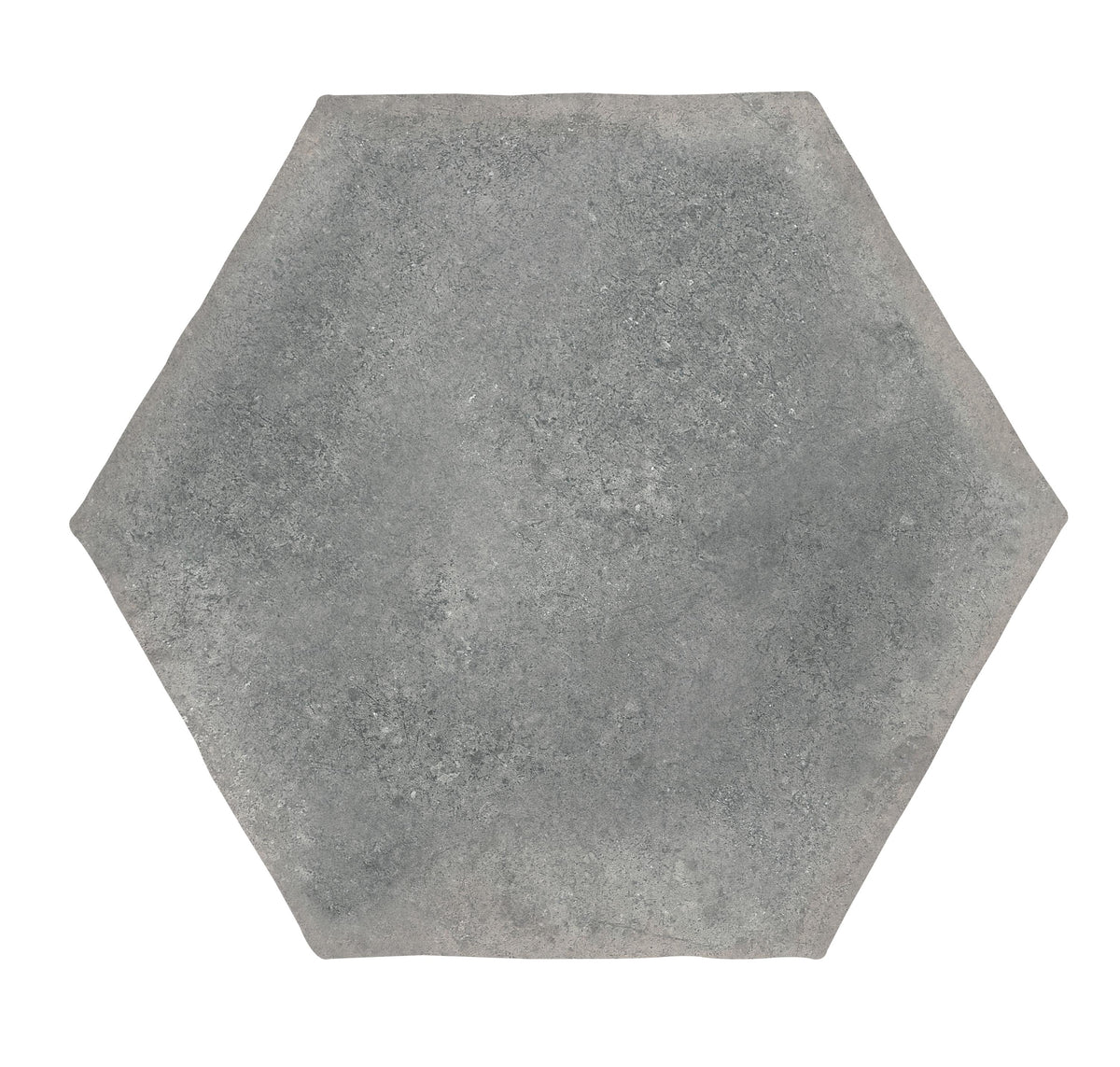 Antic Hexagon 15x17 / 6" Grey Glossy Duvar Karosu