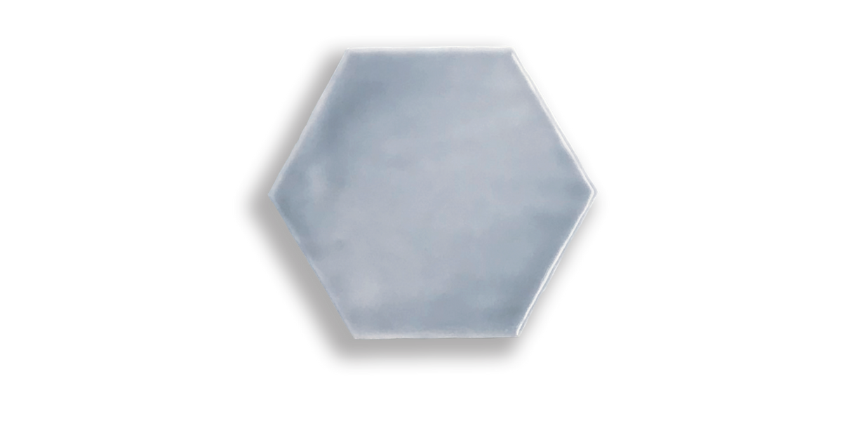 Artisan Hexagon 15x17 / 6" Smoke Glossy Duvar Karosu