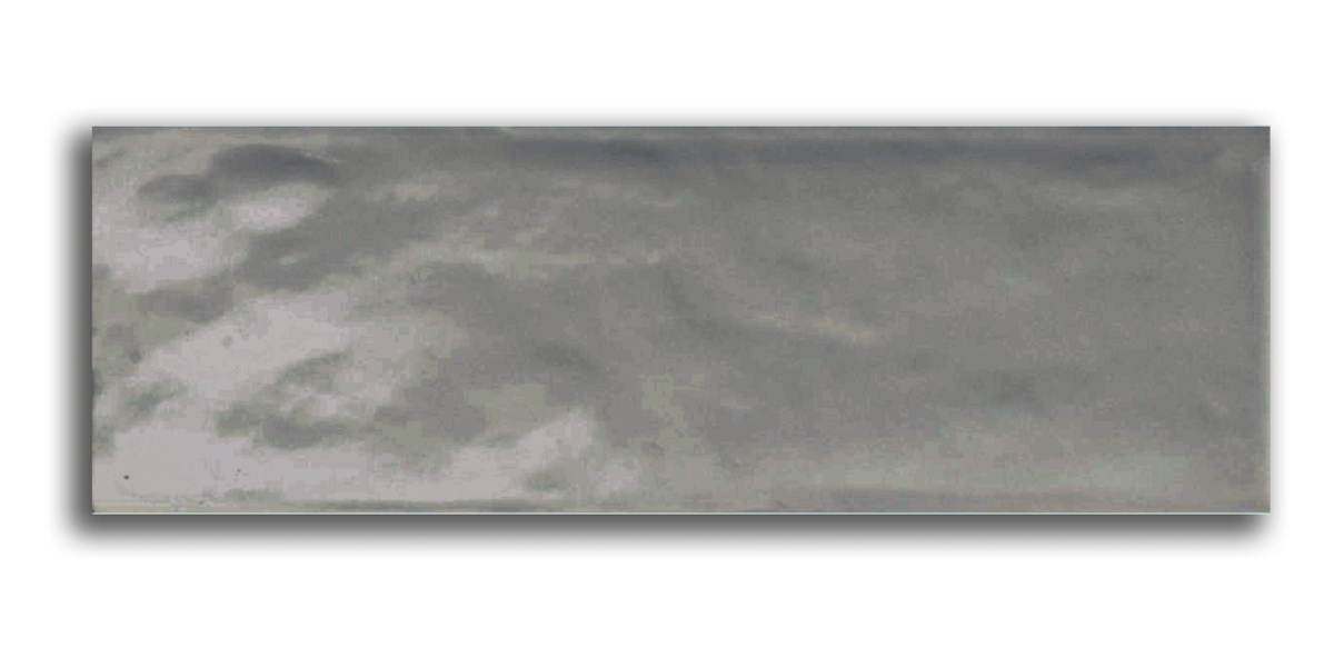 Bumpy 10x30 / 4”x12” Smoke Glossy wall tile