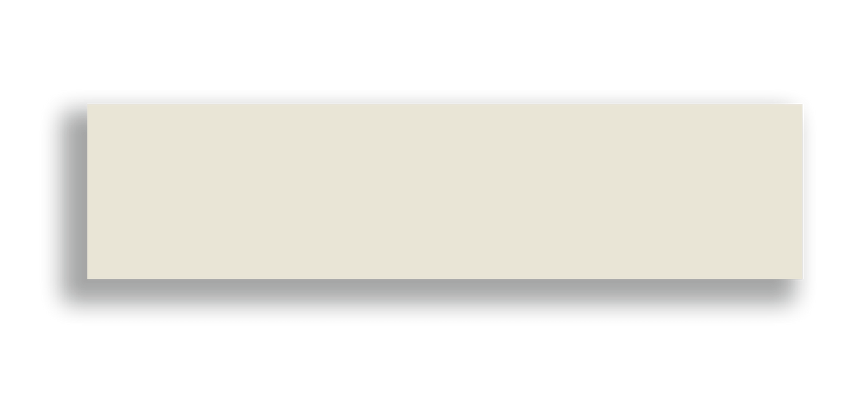 Flat 7,5x30 / 3"x12" Cream Matt wall tile