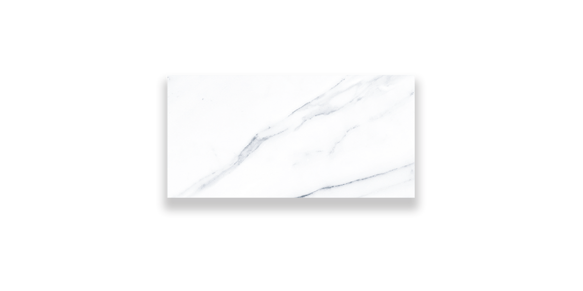 Carrara 10x20 / 4”x8” Flat Glossy wall tile