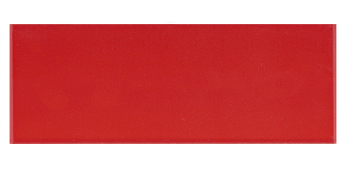 Flat 10x30 / 4”x12” Red Matt wall tile