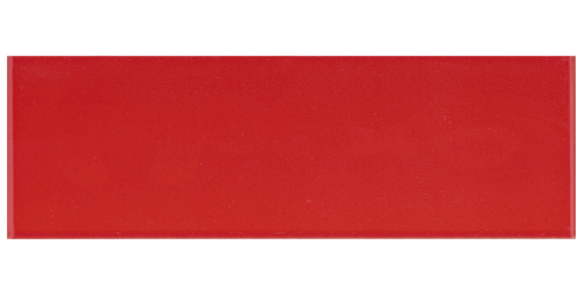 Flat 10x40 / 4”x16” Red Matt wall tile