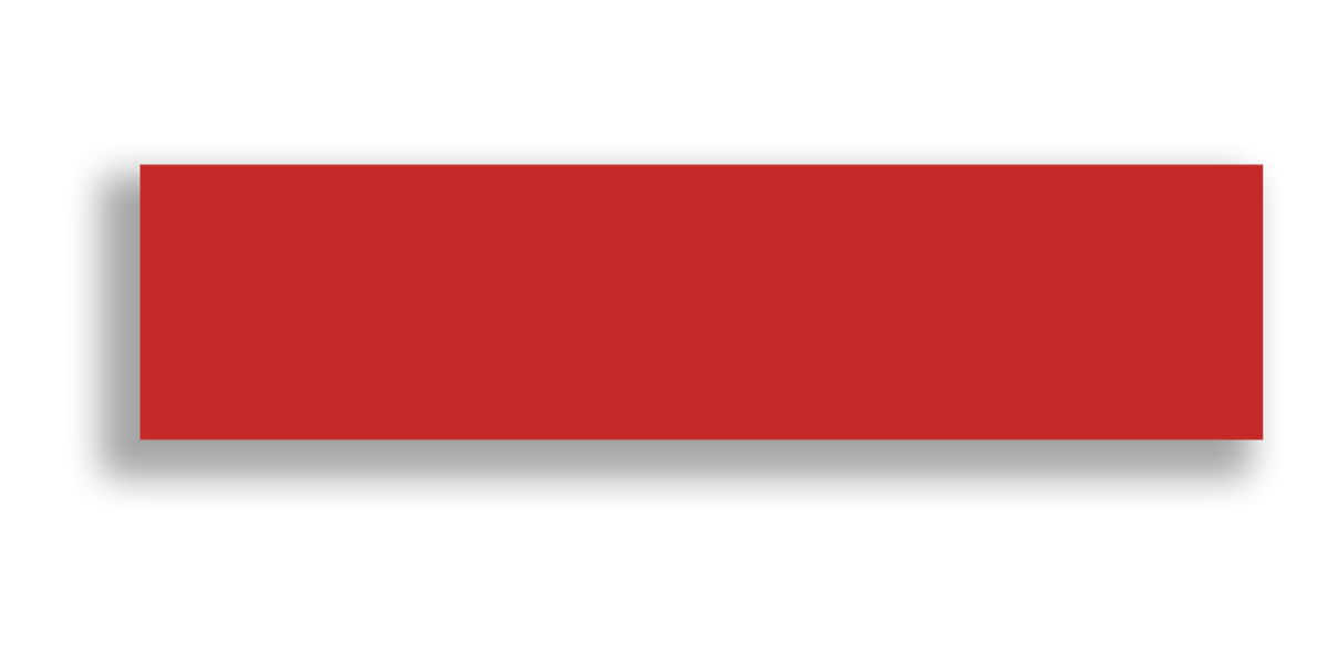 Flat 7,5x30 / 3"x12" Red Matt wall tile