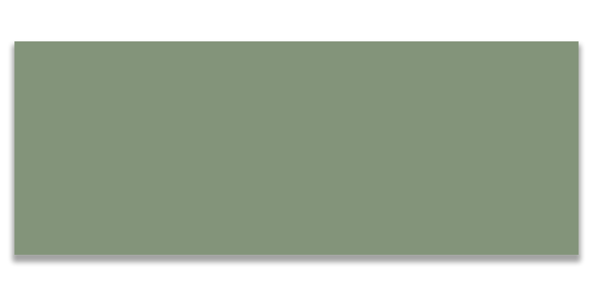 Flat 10x30 / 4”x12” Sage Glossy wall tile