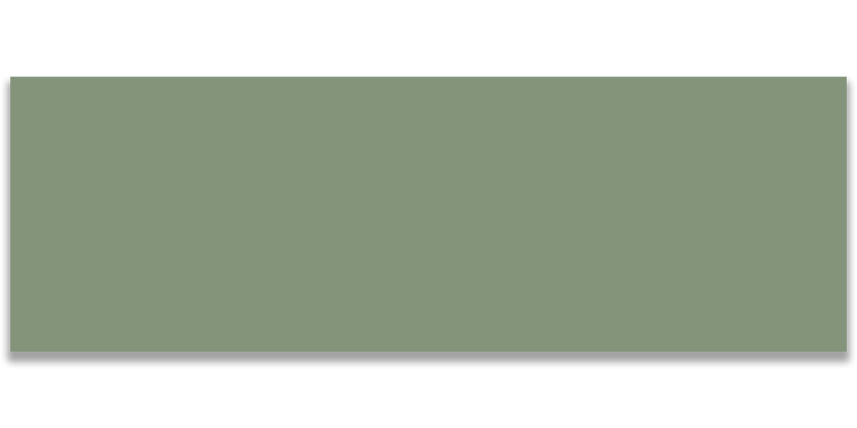 Flat 10x40 / 4”x16” Sage Matt wall tile