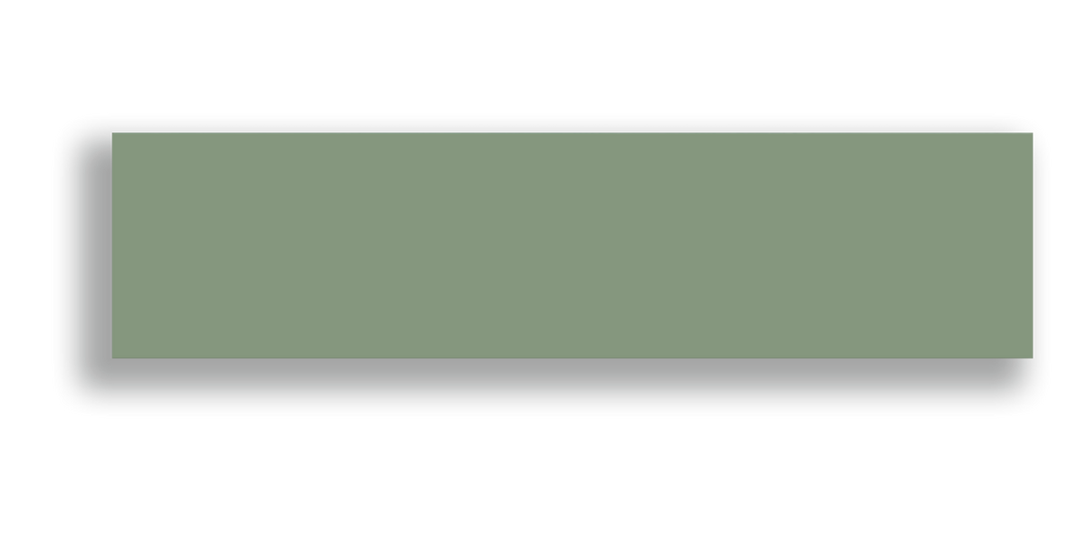 Flat 7,5x30 / 3"x12" Sage Matt wall tile