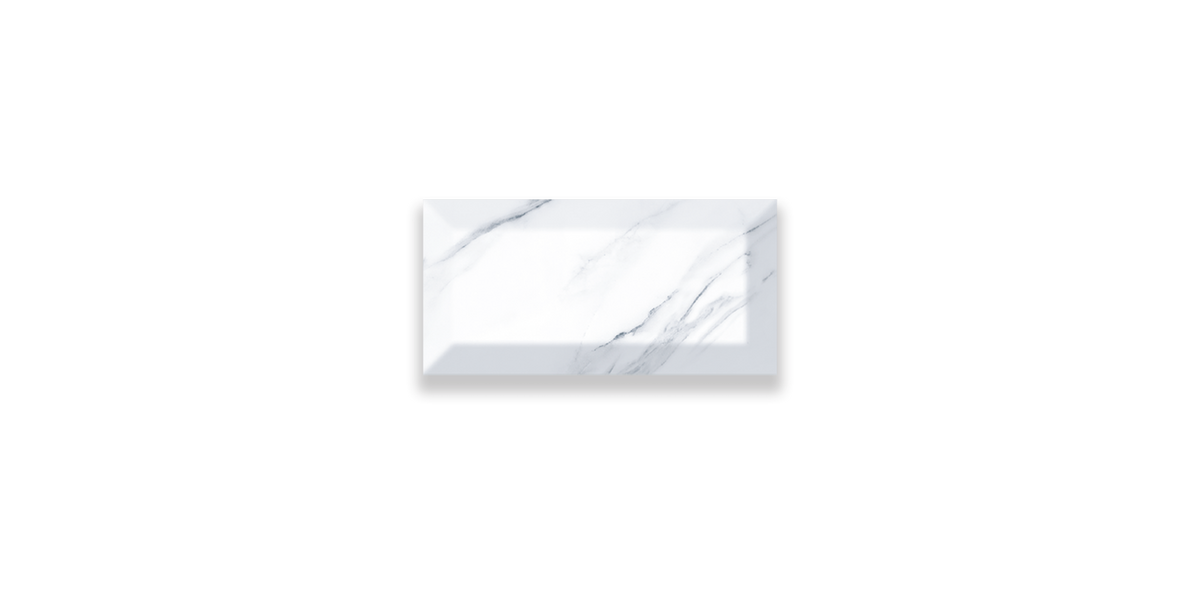 Carrara 7,5x15 / 3”x6” Metro Glossy wall tile