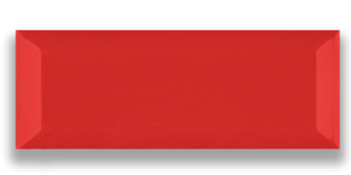 Metro 10x30 / 4”x12” Red Glossy Duvar Karosu